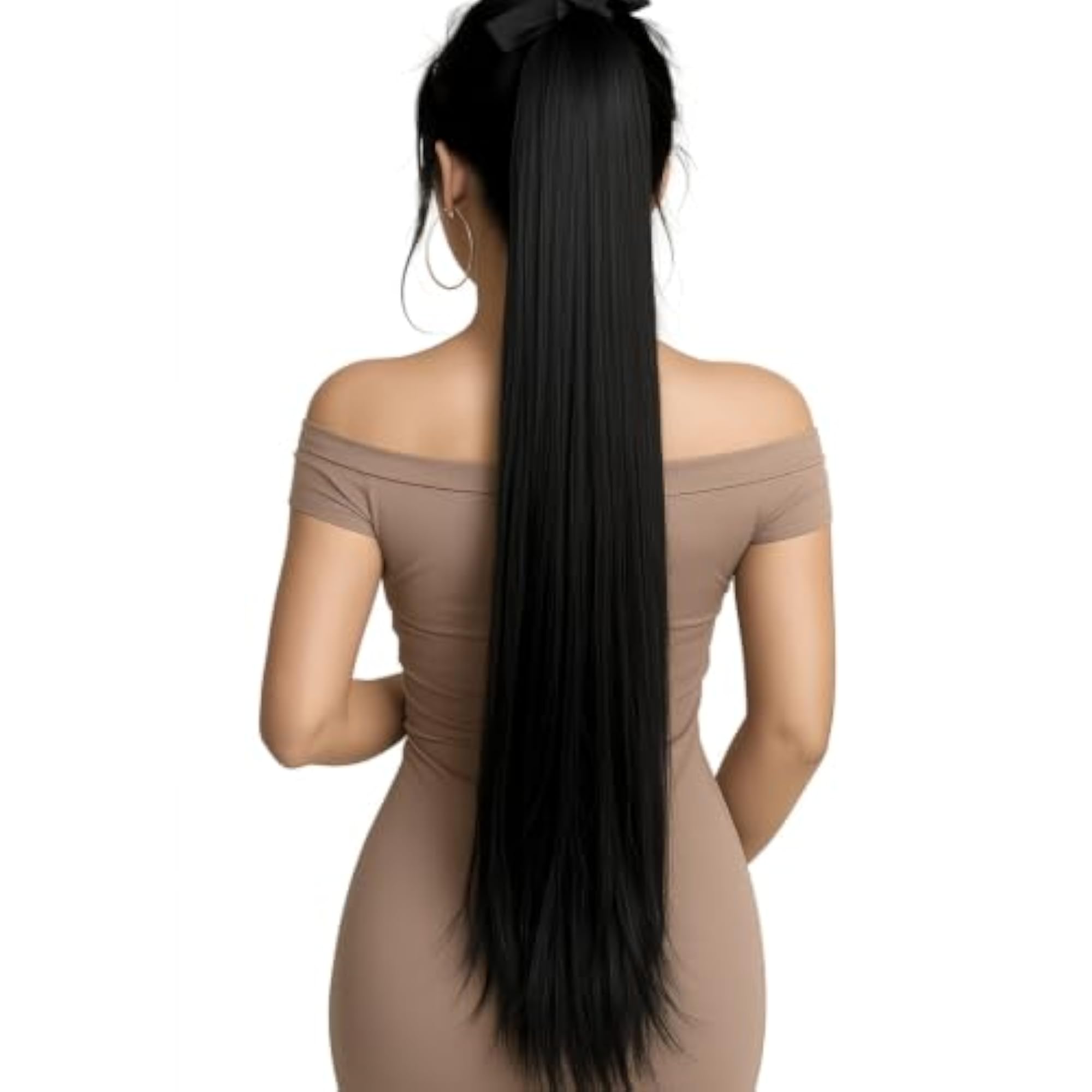 Synthetic Ponytail Extension for Instant Volume & Length